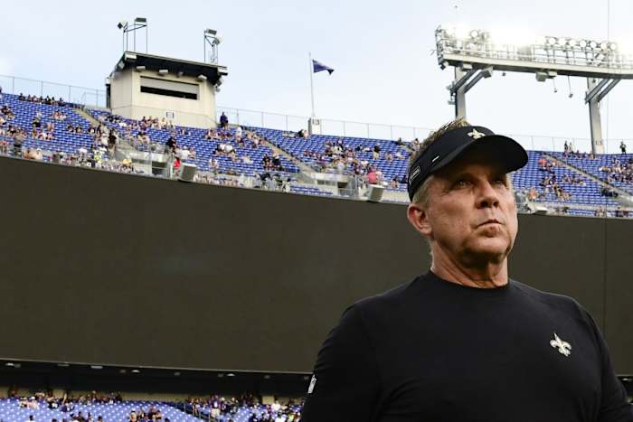 Sean Payton at Ravens Game (2)